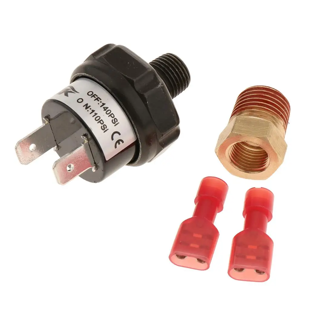 

12V Heavy Duty 110/140 PSI Pressure Switch Tank Mount for 12