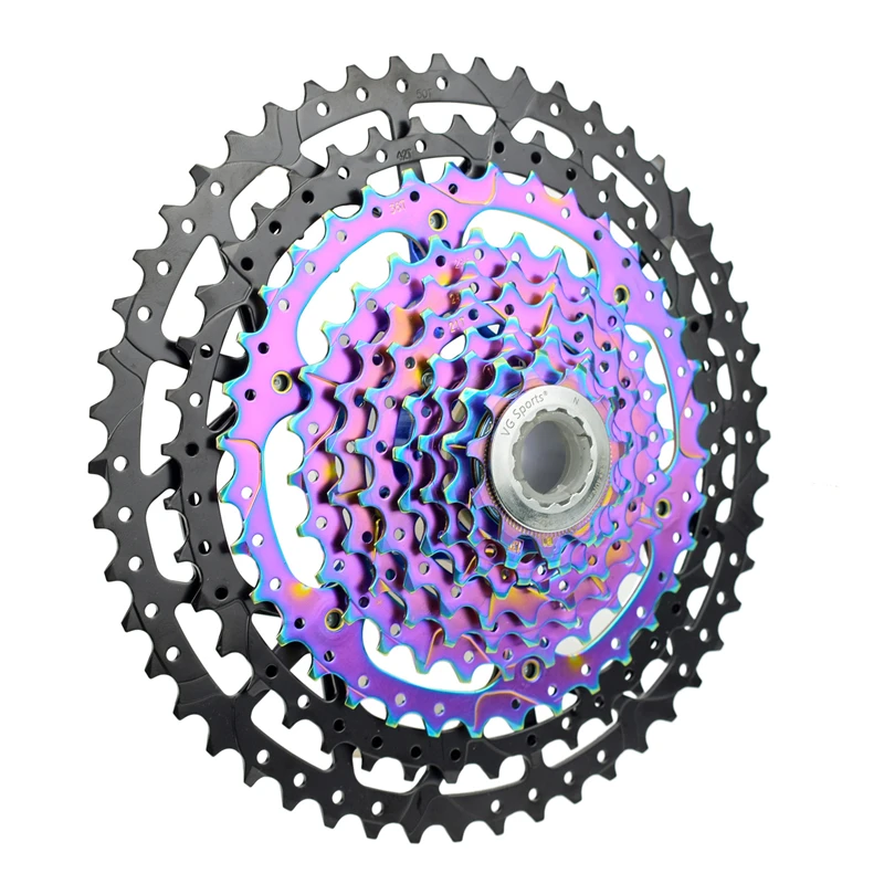 

Bike Rainbow Cassette 8/9/10/11/12 Speed 11-40/42/50T MTB Bicycle Freewheel Colorful Mountain Bike Sprocket K7 For Shimano/SRAM