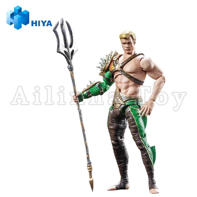 Hiya 1/18 Action Figure Da 4 Pollici Squisita Mini Serie Injection 2 Series Aquaman Anime Per Regalo Spedizione Gratuita