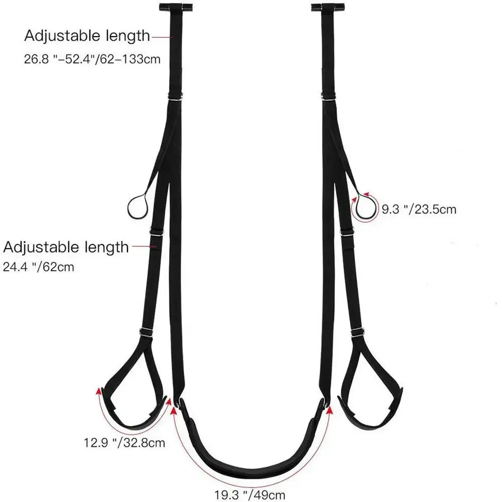Sex Swing Adults Toys for Women Couples Sex Furniture Fetish Bondage Adult Games Seat Indoor Erotic Hanging Door Swing