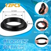 12 Pcs 11412 Pool L Shape O Ring Pool Filter Replacement Parts Pool Pump Gasket For Intex Sand Filter Pump Motor 6