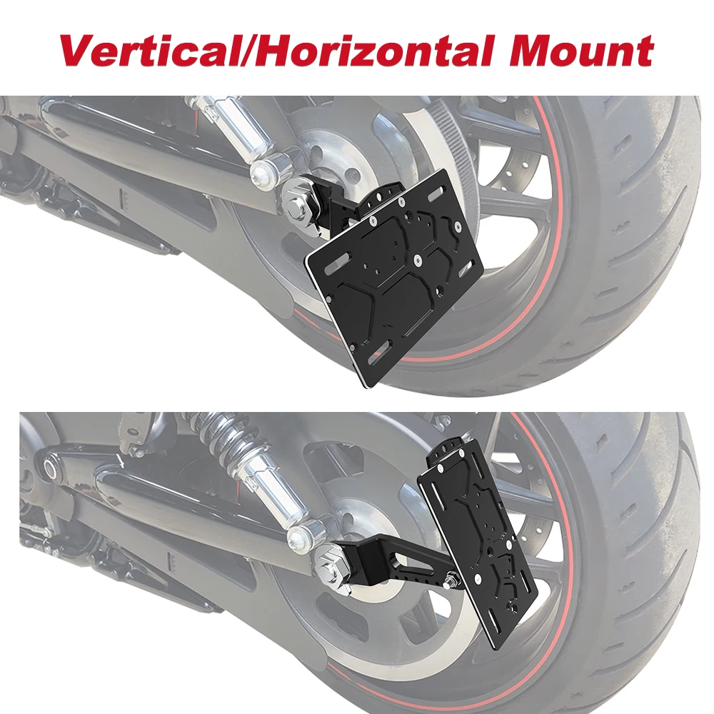 할리 데이비슨 V-ROD / 나이트 로드 스페셜 2002-2017 모터사이클 사이드 마운트 번호판 홀더 브래킷 펜더 제거 키트