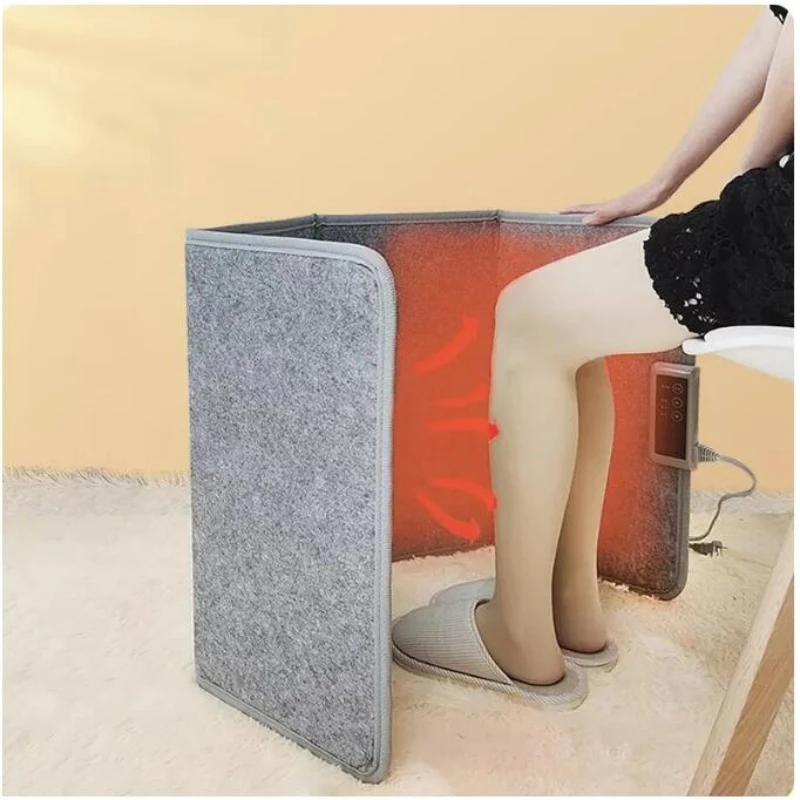 사무실 및 가정용 휴대용 공간 히터, 다리와 발을 위한 책상 아래 접이식 발 온열 장치, 개인 전기 온열 담요