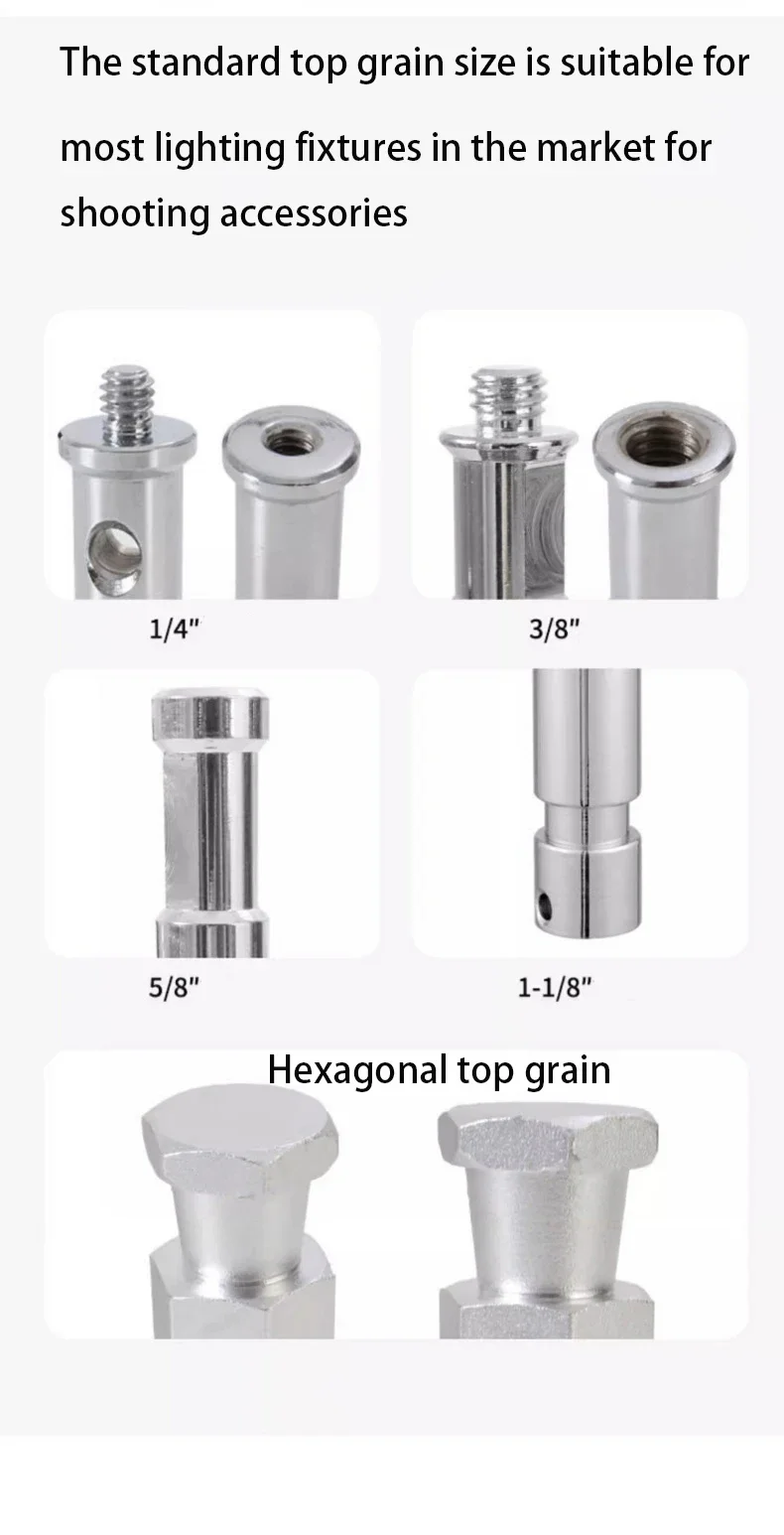 Meking 1/4" 3/8" 5/8" Screw Thread Adapter Universal Fixed Mount Converter for P