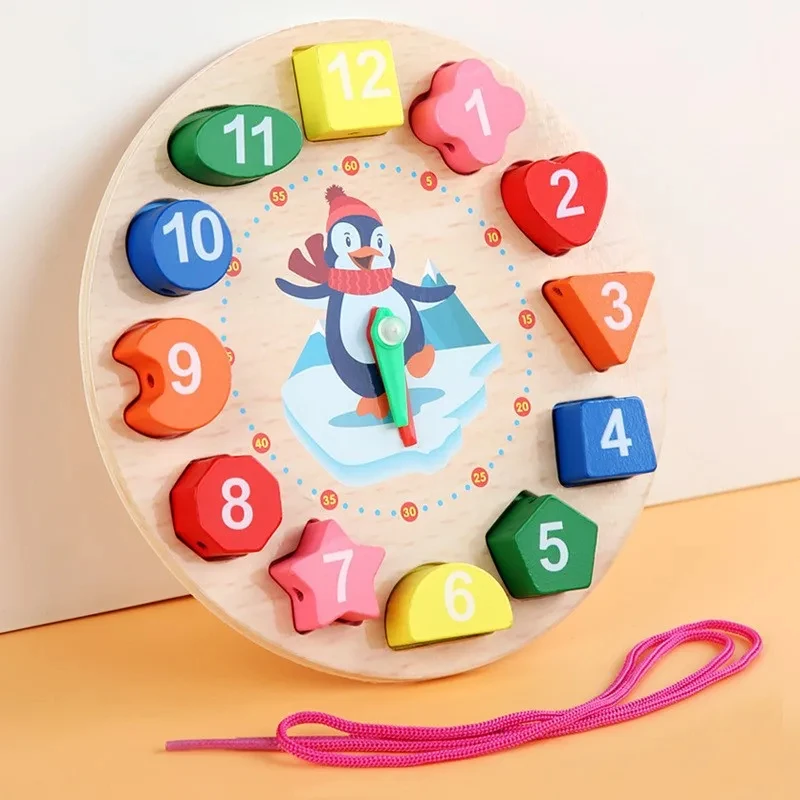 Wooden Toys Montessori For Babies 1 2 3 Years Boy Girl Gift Baby Development Games Wood Puzzle Educational Learning