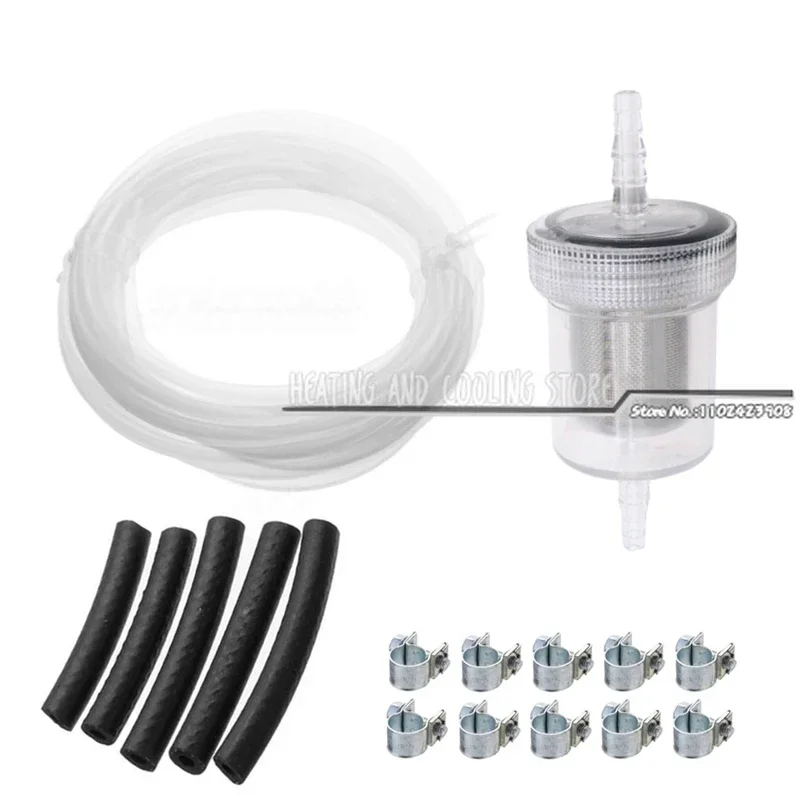 Webasto Eberspacher Diesel Heater Inline Fuel Filter Hose Clip Pipe Line Kit Replace Parking heater Fuel Tank Hose Clip Kits