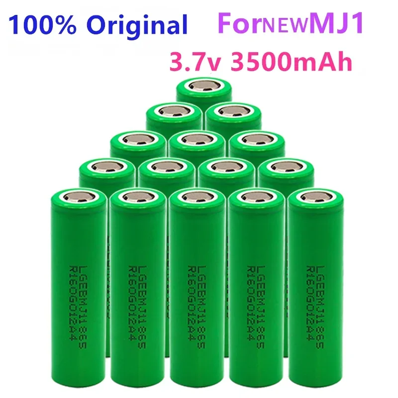 Nuovo 100% Originale Mj1 3.7V 3.5 Ah 18650 Batteria Al Litio Torcia Sigaretta Elettronica 3500 Mah
