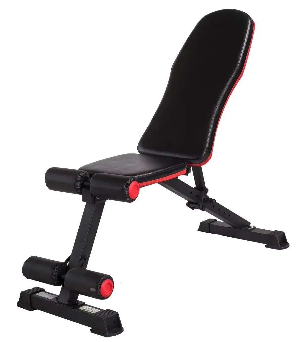 Adjustable Sit Up Bench，Multifunctional Fitness Bench, Home and Gym Equipment