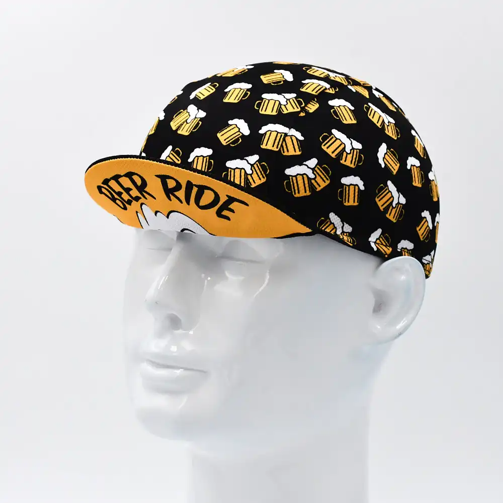 Classic Retro Beer Cycling Cap Bike Hats Breathable Quick Dry Bicycle Cap Outdoor Riding Accessories cycling caps cycling hat cycling hats riding hat
