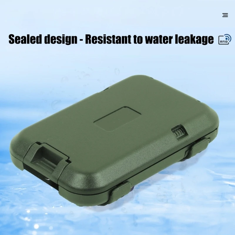 Water-Resistant Aluminum Wallet and Card Organizer