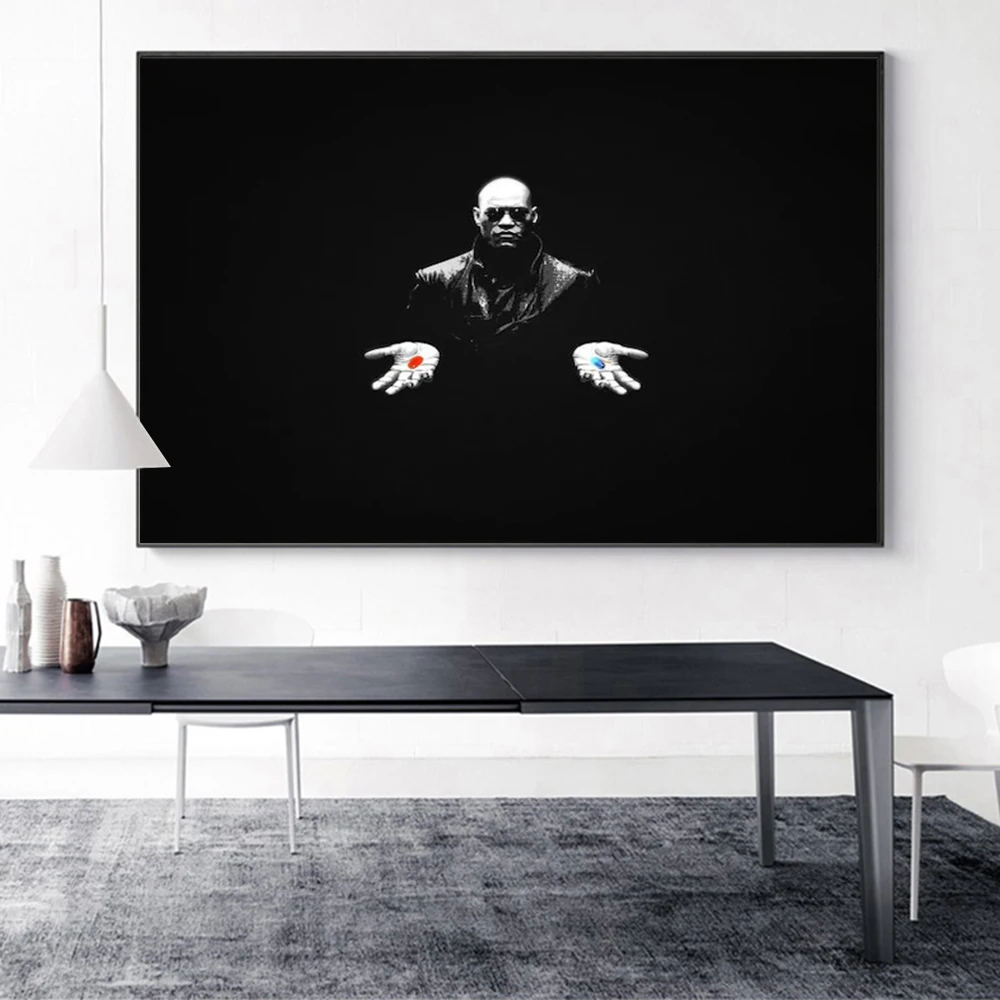 The Matrix Red Pill and Blue Pill Choose Your Life Canvas Print Home ...