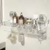 Shower Room Suction Cup Bathroom Storage Shelf Basket Home Storage Organizer Shelf Decorative Easy Install Dropshipping 3