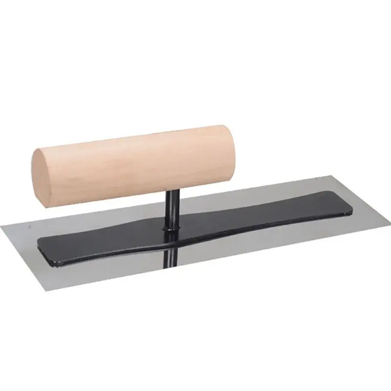 240mm Construction Concrete Plastering Trowel Stainless Steel Plaster Trowel for Tile Floor Wall Cement Mud
