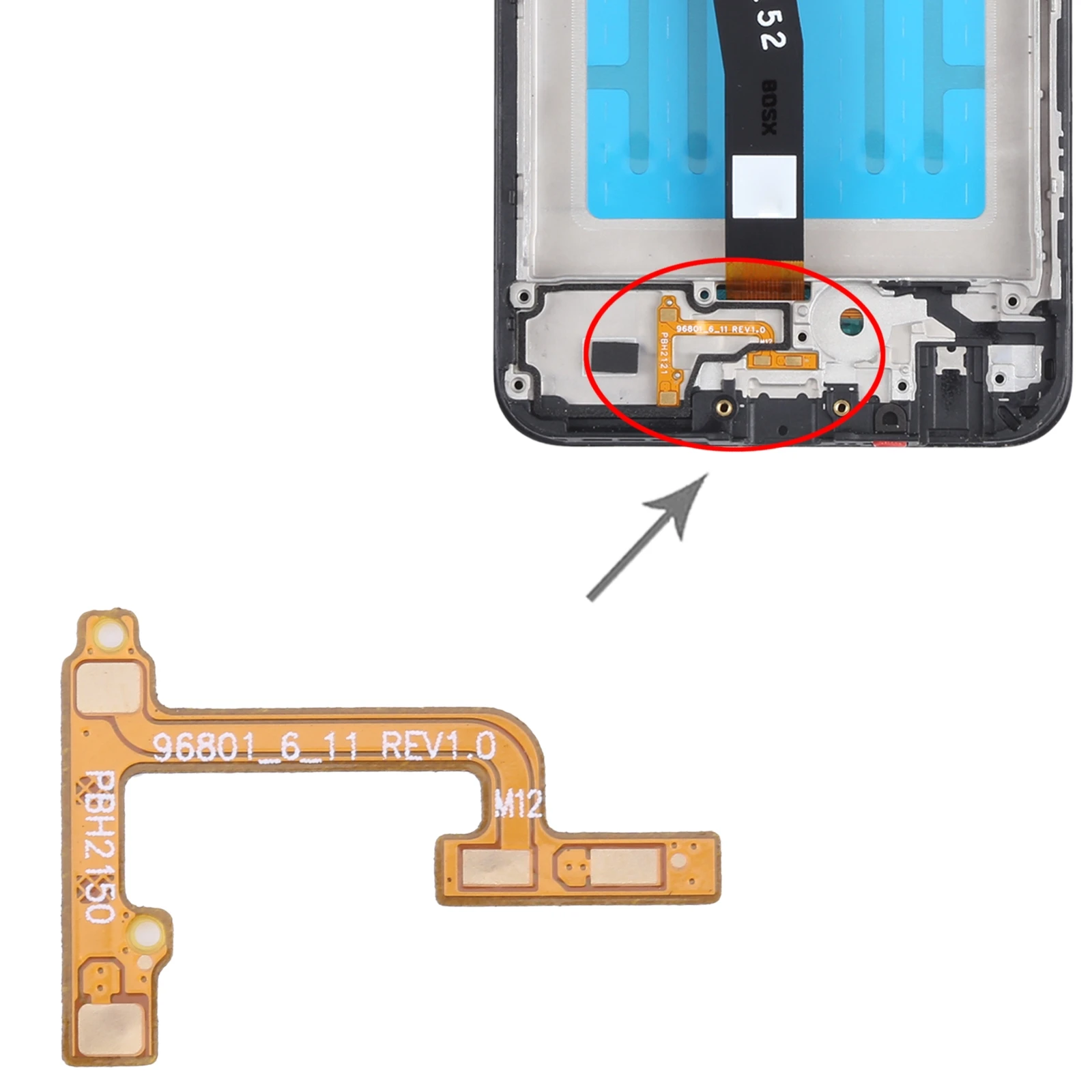 LoudSpeaker Flex Cable For Samsung Galaxy A22 5G SM-A226B Phone Repair Replacement Spare Parts