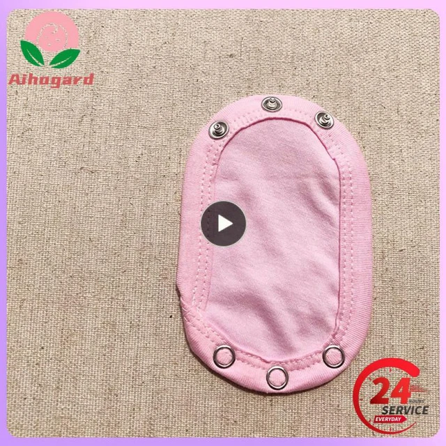 Lovely Baby Boys Girls Kids Jumpsuit Diaper Lengthen Extender Extension  Solid Soft Jumpsuit Bodysuit Extender 13*9cm 4 Colors - AliExpress