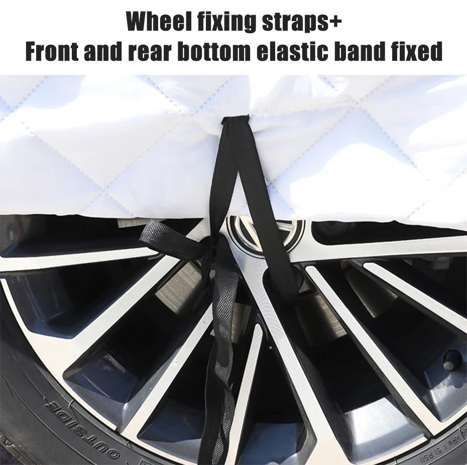 Winter Auto Abdeckung Außen Schnee Frost Prävention Körper Frontscheibe Hagel Beweis Abdeckungen Windschutzscheibe Outdoor Auto Schutz Markise – Detail 8
