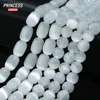 A++ Natural White Calcite Selenite 4 6 8 10mm Loose Gemstone Beads for Jewelry Making Bracelet Crystal Beads DIY Accessories 3