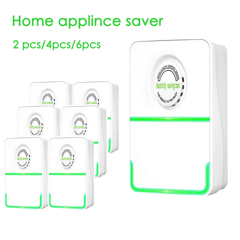 Power Saver 6PCS Smart Energy Saving Box Electric Reducer Household Voltage Stabilizer