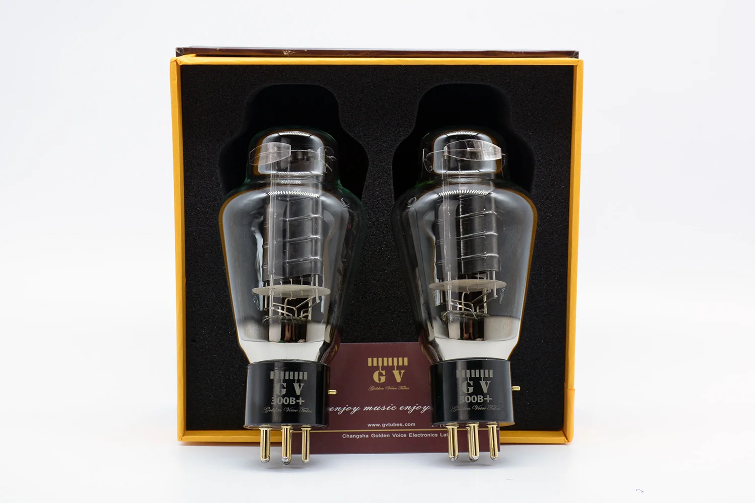 

Golden Voice 300B Plus Tube Valve Matched pair replace Shuguang Fullmusic JJ Mullard Gold Lion EH Psvane 300B 300B-T 300BS 300BZ