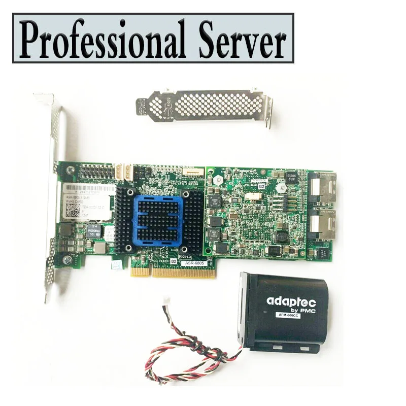Adaptec ASR6805 RAID Expander PCI E 2.0 X8 512MB Cache SAS SATA RAID