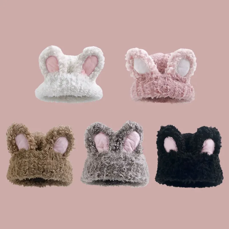 

New 10+/Adult Hat Autumn/Winter Warm Plush Knitted Hat for Men and Women Cute Cold Hat Headcircumference 56-58cm