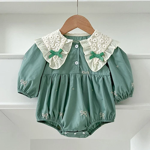 A8025 Green Romper