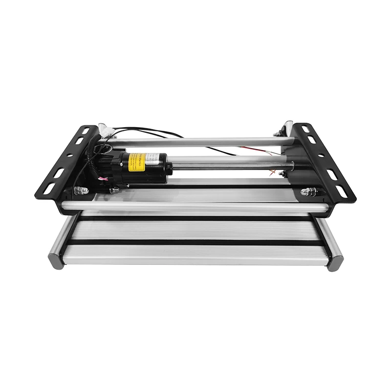 HEYRV 484mm Electric Single Step Stair Foldable Non-Slip Pedal Coach Stair with LED Light