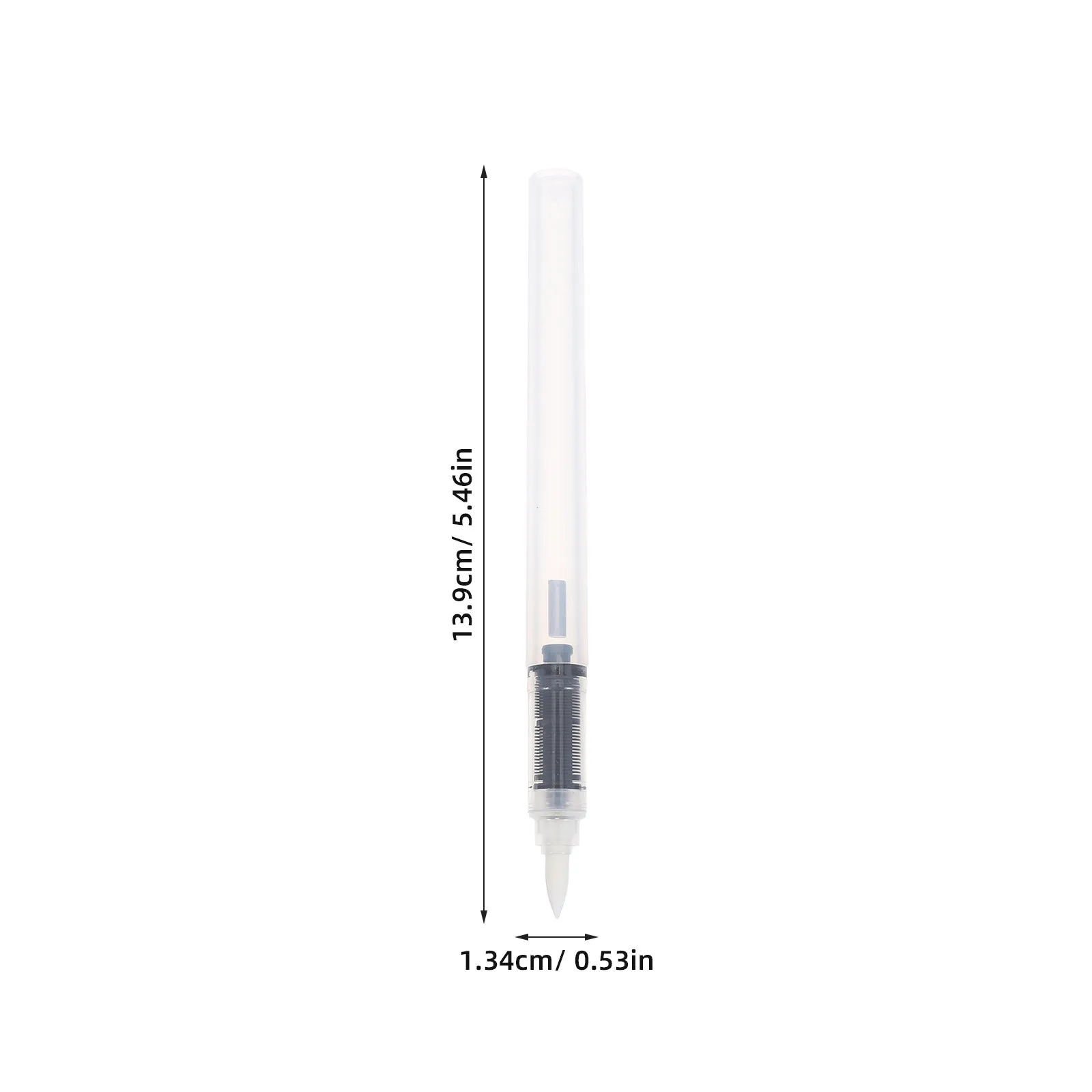 4개입 빈 리필 가능 마커 펜, 블랭크 필러블 튜브 마커, 정밀 용제 잉크, 수성 페인트 세이버, 컬러링 페인팅 펜