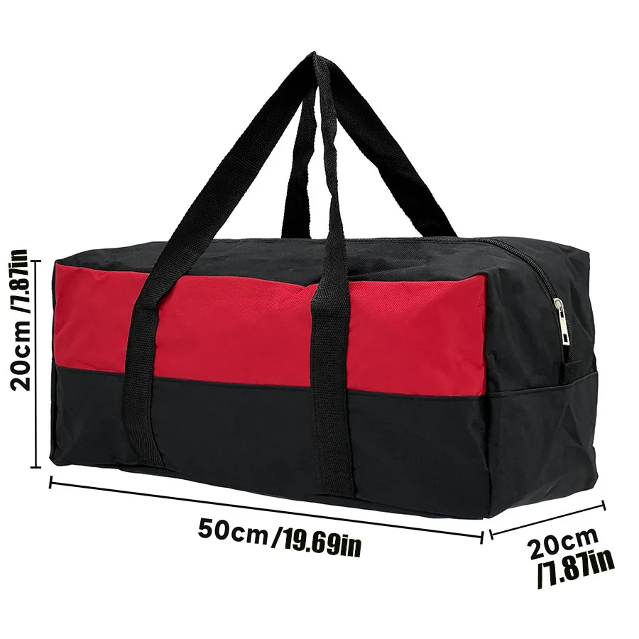 19인치 방수 옥스포드 원단 전기 기술자 공구 가방 다용도 휴대용 하드웨어 공구 보관 핸드백 (작업 및 가정용)