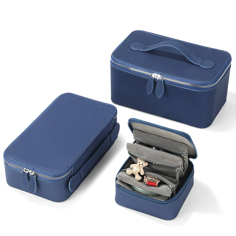 

Jewelry box Travel portable ring Jade bracelet Packing bag Jewelry jewelry storage box flannel cloth