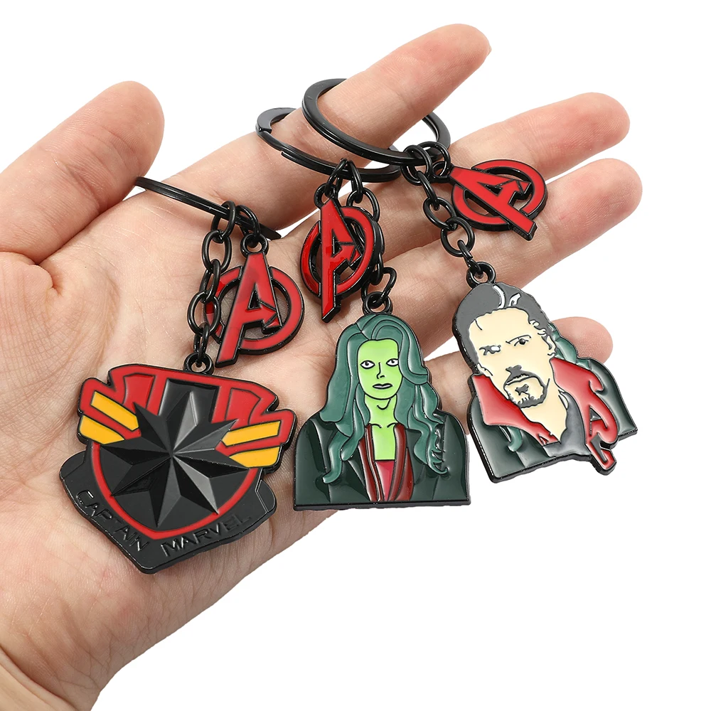 Marvel Keychains Spiderman Loki Black Widow Doctor Strange Key Chain Bulk  Schoolbag Pendant Children Gift Anime Figure Toys - AliExpress
