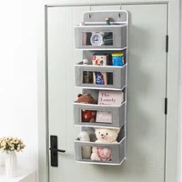 1pc Four-layer Storage Bag Door Hanging Fabric Organizer Bag For Sundries Items Underwear Socks 1