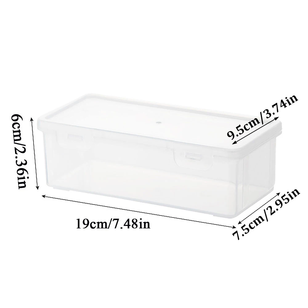 Transparent Photocard Storage Box 3 inch Idol Small Photo Card Organizer Case High Capacity Plastic Stationery Storage Case 6