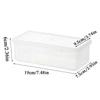 Transparent Photocard Storage Box 3 inch Idol Small Photo Card Organizer Case High Capacity Plastic Stationery Storage Case 6