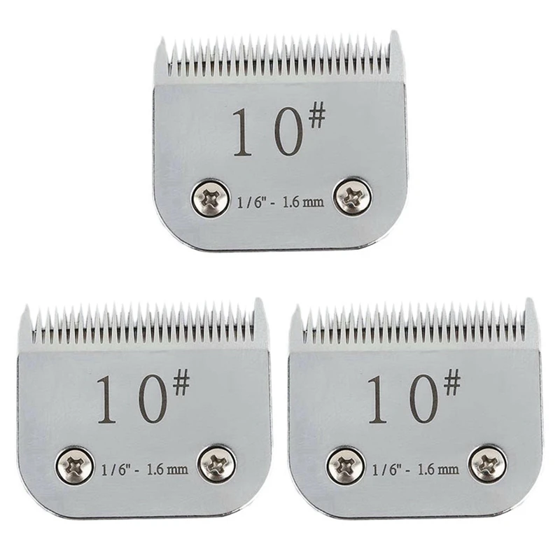 

3X SK5 Dog Hair Clipper Blade 10 Replacement Hair Clipper Blade Electric Clipper Accessories