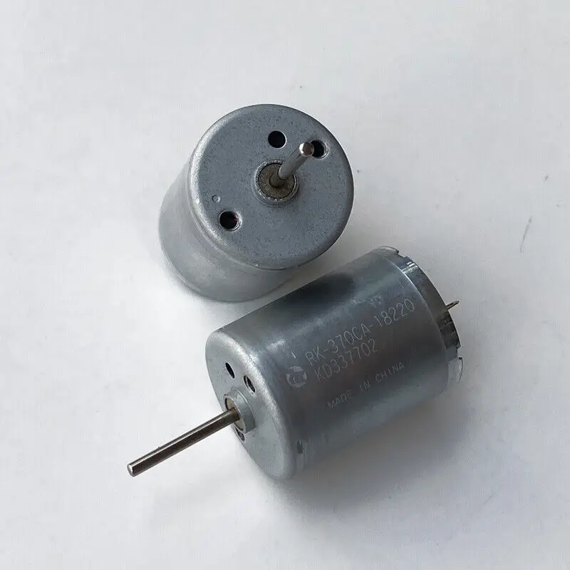 미니 24mm MABUCHI RK-370CA-18220 DC 6V-18V 12V 9300RPM 고속 370 전기 모터 긴 샤프트