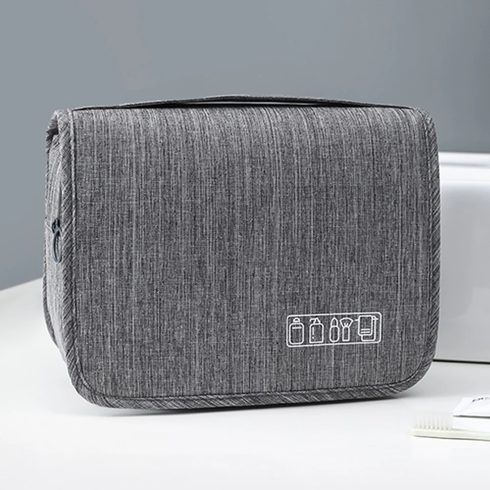 Quality Travel Makeup Bags Women Waterproof Cosmetic Bag Toiletries Organizer Hanging Dry And Wet Separation Storage Bag High