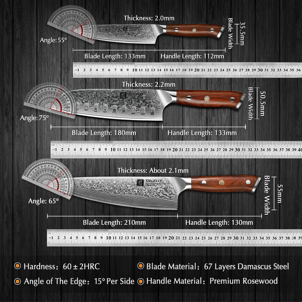 Kitchen knives Kitchen Knife Set 1-3PCS