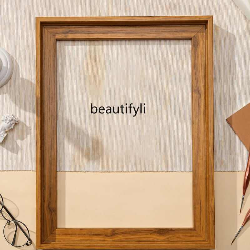 

CXH Practical Simple Wood Grain Oil Painting Decoration Mounted Picture Frame Horizontal and Vertical Universal