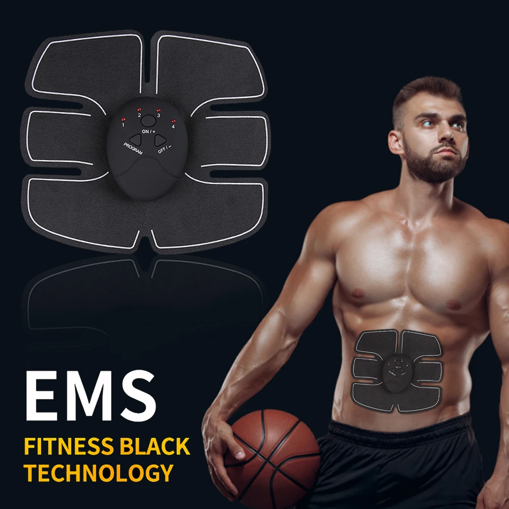

EMS Abdominal Fitness Instrument Sports Outdoor Abs Trainer Machine Slimming Belly Artifact Muscle Lazy People Abdom Unisex