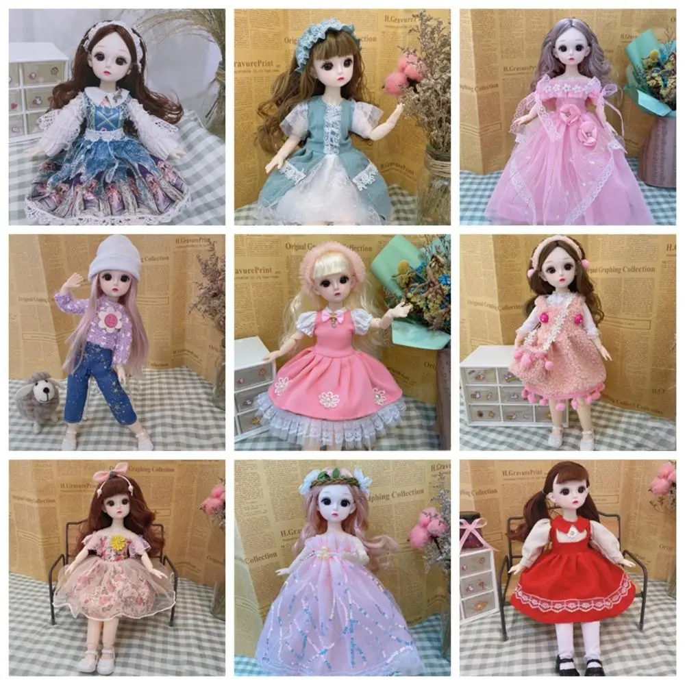 

Забавный съемный Шарнир Полный комплект 1/6 Bjd куклы с одеждой и обувью наряд 4D глаза кукла деликатная DIY девочки подарок на день рождения игрушка