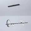 Modern Glass Ball Led Pendant Light for Living and Dining Room Kitchen Coffee Tables Bedroom Chandelier Home Decor Light Fixture 6