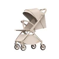 Poussette bébé tout-terrain inclinable et pliable, poussette parapluie ultra-légère pour enfants 5