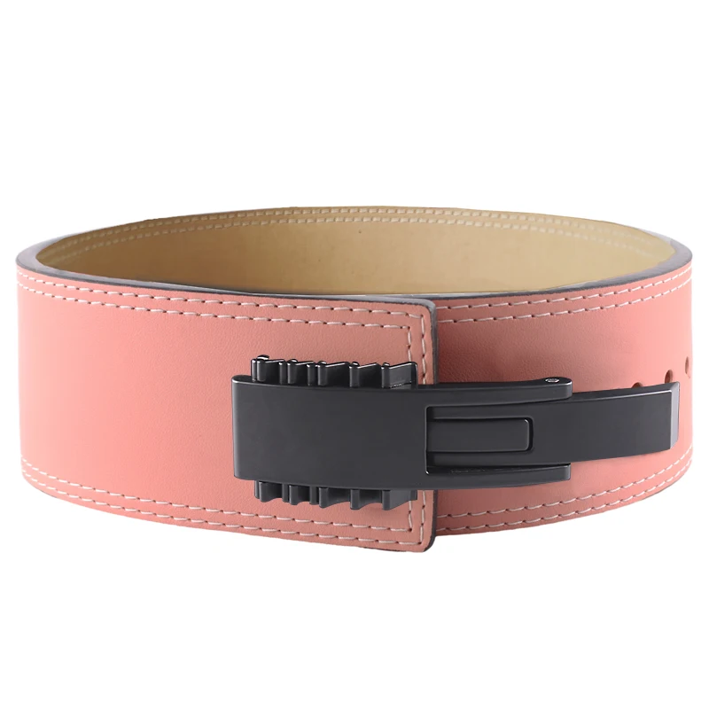 

Pink Weightlifting Belts With Adjustable Buckle Powerlifting Belt Squat&Deadlift Lumbar Brace Waist Support For Waist 70-122cm