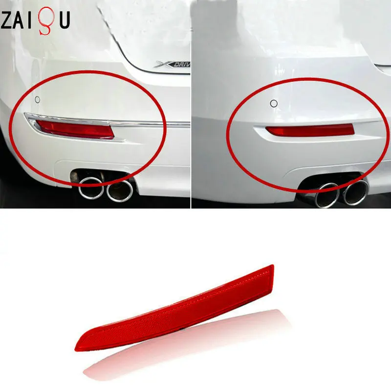 

Applicable to 2011-2017 5-Series F18 520 523 525 528 530 Rear bar side lamp Reflector reflective stripe Pole lamp