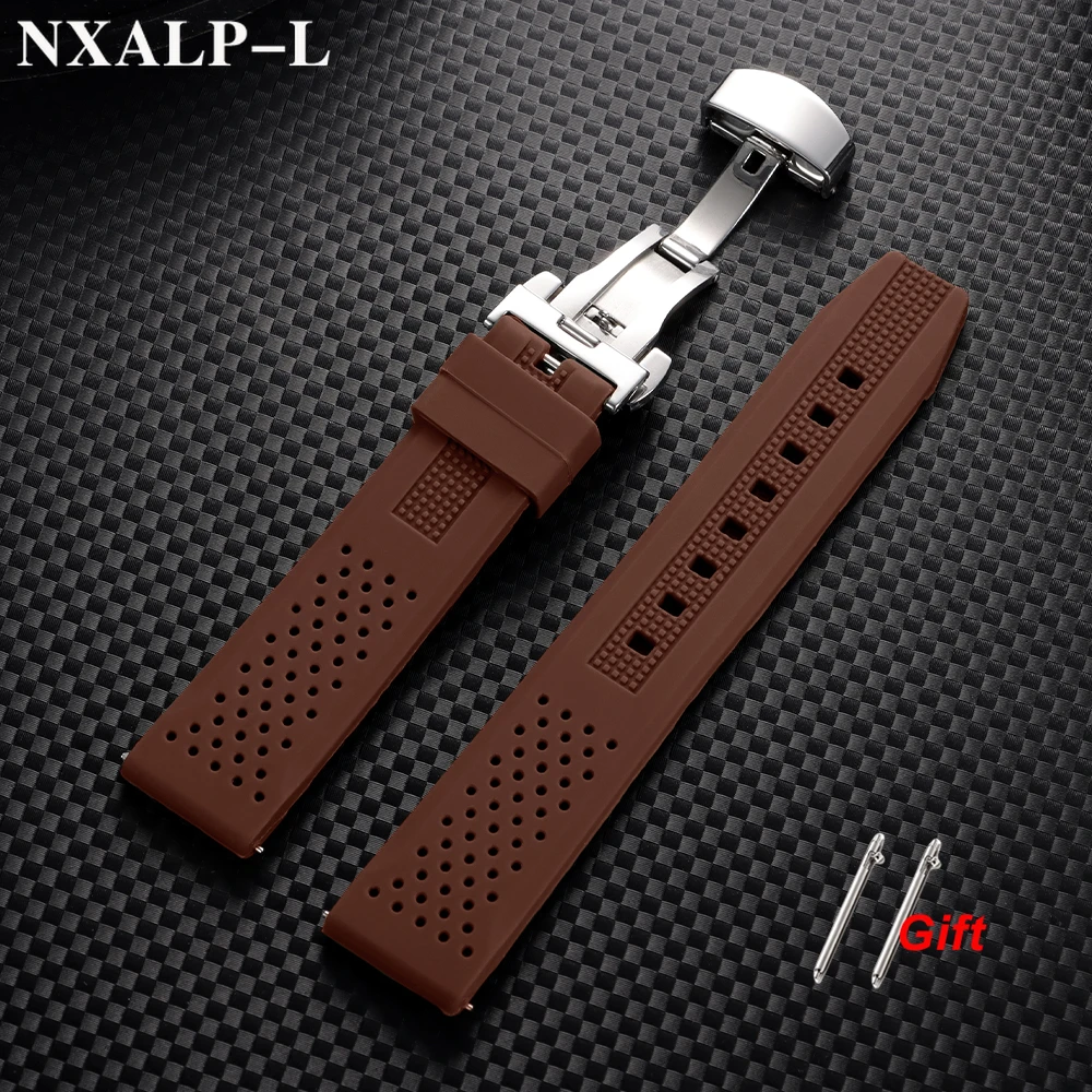 Breathable Silicone Quick Release Universal Watch Strap - Elegant Wristband