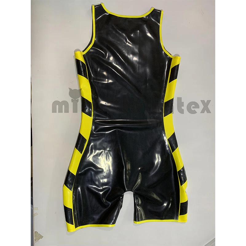 SexyLatexMnnerBodysuitJumpsuitWestekurzeLatexFetisch