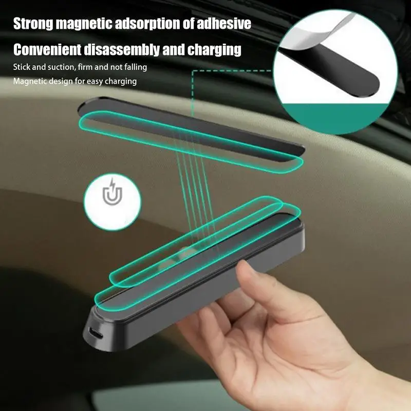 Car Trunk Sensor Light Automatic Truck Lighting Auto Ceiling Lamp USB Charging Car Dome Light LED Car Lamp For Auto Roof Luggage