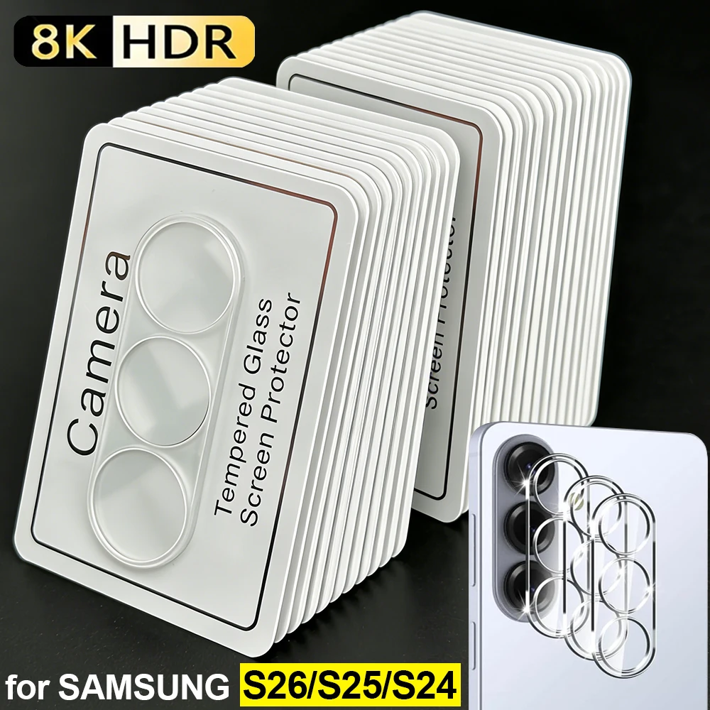 Premium 9H Hardness Tempered Glass Camera Lens Protectors - Enhanced Durability and Clarity