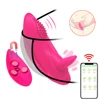 Wearable Panty G-point Tongue Licking Vibrator Vibrating Egg Remote Control Vagina Clitoral Stimulation Anal Sex Toys For Women 1